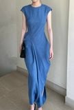  Ceré Dress - Đầm Cổ Tròn Tay Ngắn D1005 