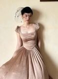 Adela Dress - Đầm Corset Cổ Điển Tay Hến V21 