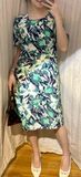  Lyla Dress - Đầm xanh hoa lá suông D166 