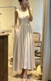  Ela Dress - Đầm Midi Cổ V Xếp Ly V09 