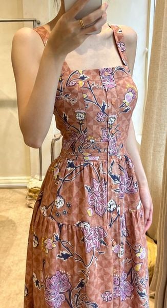  Angelie Dress - Đầm Linen 2 Dây L43 