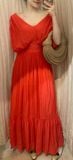  Fez Dress - Đầm xô lụa xếp ly vai D318 