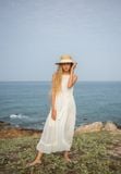  Rowan Dress - Đầm xô lụa sát nách trắng D55 