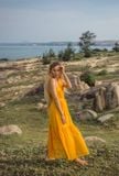 Lilly Dress - Đầm voan lệch vai dáng suông D023 