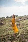  Lilly Dress - Đầm voan lệch vai dáng suông D023 