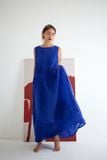  Calista Dress - Đầm xô lụa xếp ly ngực D743 