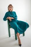  Eleanor Dress - Đầm lụa tay Dài - D03 