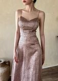  Isabela Dress - Đầm 2 Dây Cúp Ngực Hoạ Tiết 