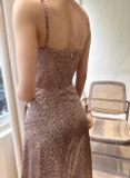  Isabela Dress - Đầm 2 Dây Cúp Ngực Hoạ Tiết 
