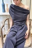  Jasmine Set - Set Áo Trễ Vai Và Quần Ống Rộng L08 