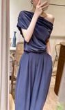  Jasmine Set - Set Áo Trễ Vai Và Quần Ống Rộng L08 