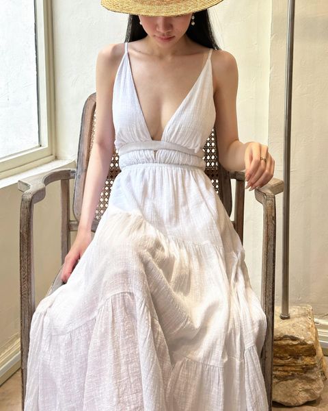  Jordyn Dress - Đầm maxi hai dây, hở lưng (xô) D013 D014 