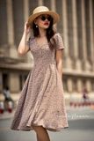  Sofia Dress - Đầm họa tiết tim nhí D538 D539 