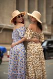 Đầm trễ vai tay ngắn - chun sau lưng - D638 