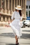  Camila Set S44 - set áo và chân váy chấm bi lớn 