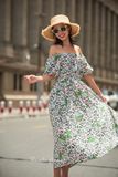  Đầm trễ vai tay ngắn - chun sau lưng - D638 