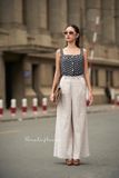  Áo linen 2 dây hàng cúc giữa A115 A116 