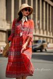  June Dress - Đầm họa tiết thổ cẩm D533 