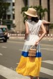  Alyssa Dress - Đầm sát nách cổ V 4 màu D44 