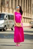  Đầm maxi tay chờm - D443 