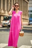  Đầm maxi tay chờm - D443 
