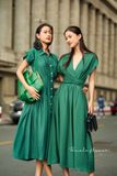  Amee Dress - Đầm sơ mi cúc trước D457 