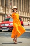  Đầm xô lụa 2 dây D273 -> D277 
