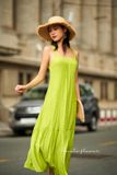  Livia Dress - Đầm 2 dây xếp ly ngực D456 