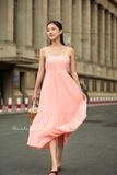  Livia Dress - Đầm 2 dây xếp ly ngực D456 