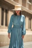  Jamie Dress - Đầm nhấn eo - tay dài - D667 