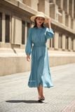  Jamie Dress - Đầm nhấn eo - tay dài - D667 