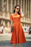  Victoria Dress - Đầm tay ngắn chữ A - POQ79 