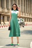  Ashley Dress - Đầm sát nách cổ sơ mi D567 