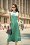  Ashley Dress - Đầm sát nách cổ sơ mi D567 