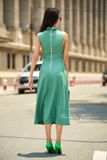  Ashley Dress - Đầm sát nách cổ sơ mi D567 