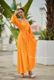  Carly Dress - Đầm suông trễ vai tay lỡ buộc nơ D454 