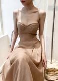  Katherine Dress - Đầm 2 Dây Cúp Ngực V18 
