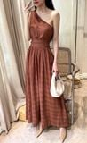  Lalyn Dress - Đầm Lệch Vai Nhấn Eo L31 
