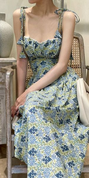  Leah Dress - Đầm 2 Dây Cúp Ngực V14 