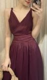  Lillie Dress - Đầm Xoắn Vai Xẻ Tà E291 