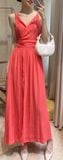  Lillie Dress - Đầm Xoắn Vai Xẻ Tà E291 