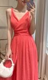  Lillie Dress - Đầm Xoắn Vai Xẻ Tà E291 