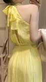  Luciana Dress - Maxi xô lụa cổ yếm hở lưng D292 -> D294 