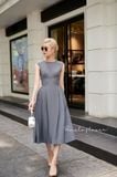  POQ79 - Đầm sát nách chữ A - xám Liana Dress 