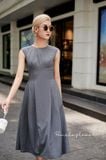  POQ79 - Đầm sát nách chữ A - xám Liana Dress 