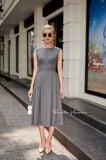  POQ79 - Đầm sát nách chữ A - xám Liana Dress 