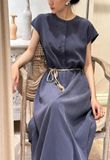  Milcah Dress - Đầm Sơ Mi Suông Tay Ngắn D956 
