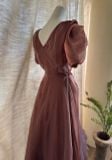  Helena Dress - Đầm Hoa Hồng Tay Phồng Q1013 