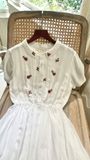  Nami Dress - Đầm Cổ Sen Thêu Tay E79 