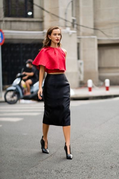  Josie Skirt - Chân váy tafta form ôm C31 C32 